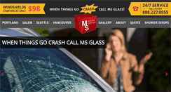 Desktop Screenshot of msglassoutlet.com